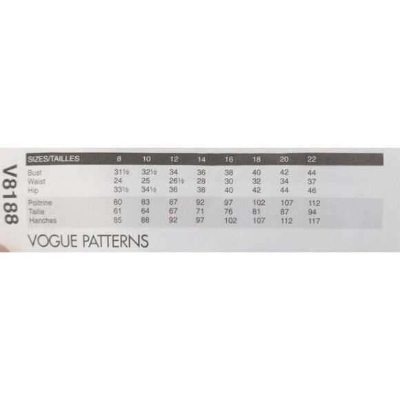 Vintage Vogue Sewing Patten V8188 Very Easy Petite Jacket & Dress Size 8 10 12 1 - Picture 5 of 5